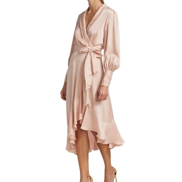 Zimmermann Silk Wrap Midi-Dress size 1/us size 4-6 - Picture 4 of 13